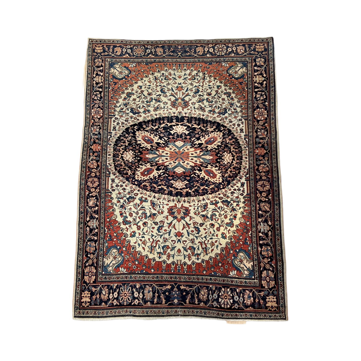 Antique Persian Farahan - 4'6" x 6'6"