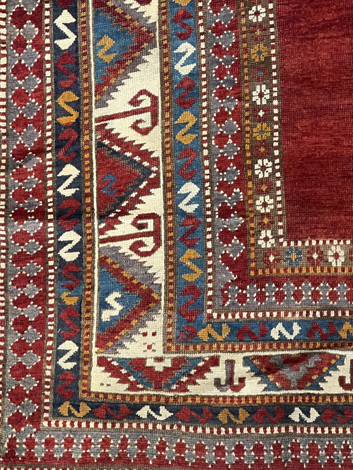 Antique Kazakh Rug - 4'11" x 7'5" - Image 5