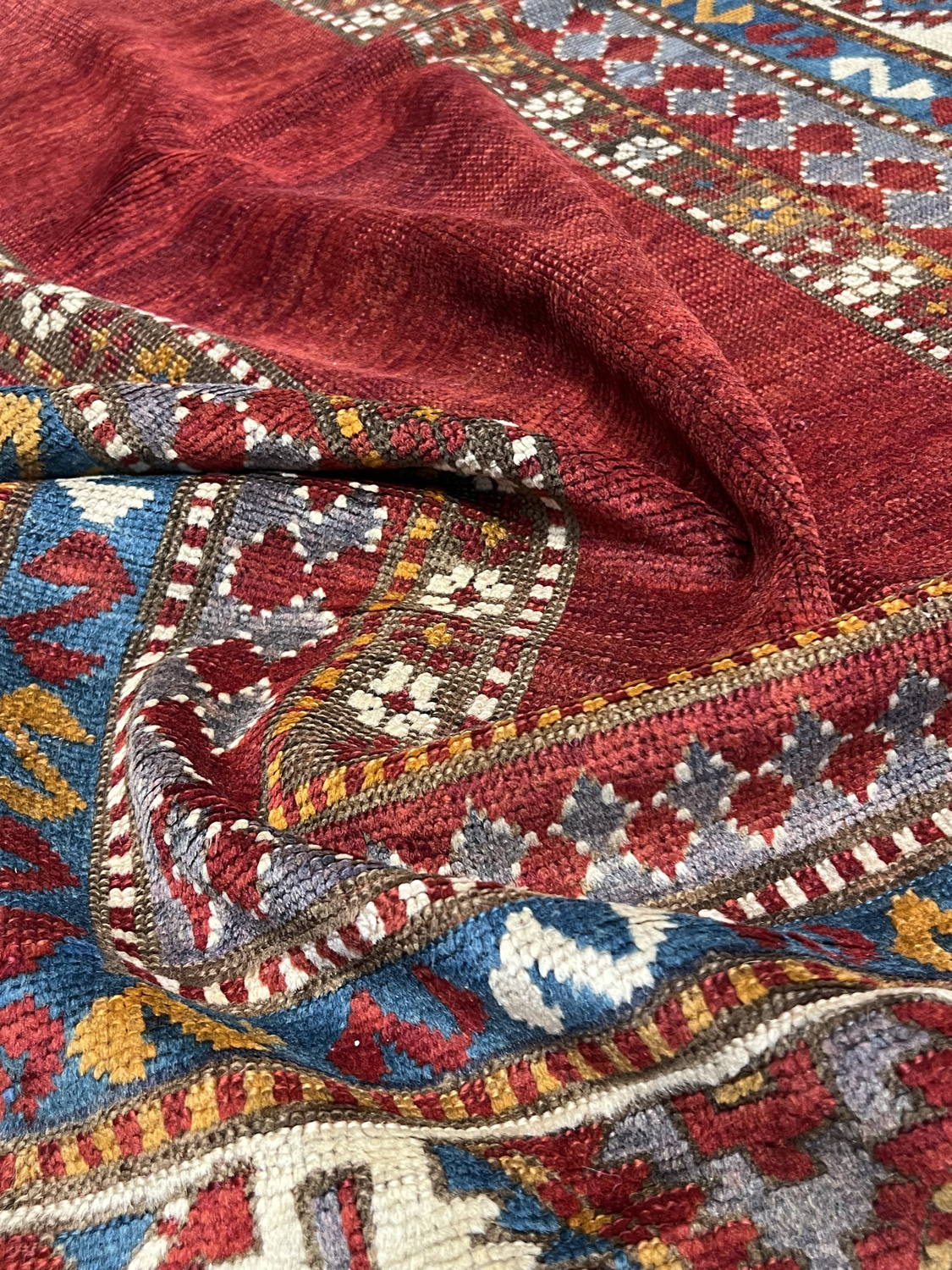 Antique Kazakh Rug - 4'11" x 7'5" - Image 7