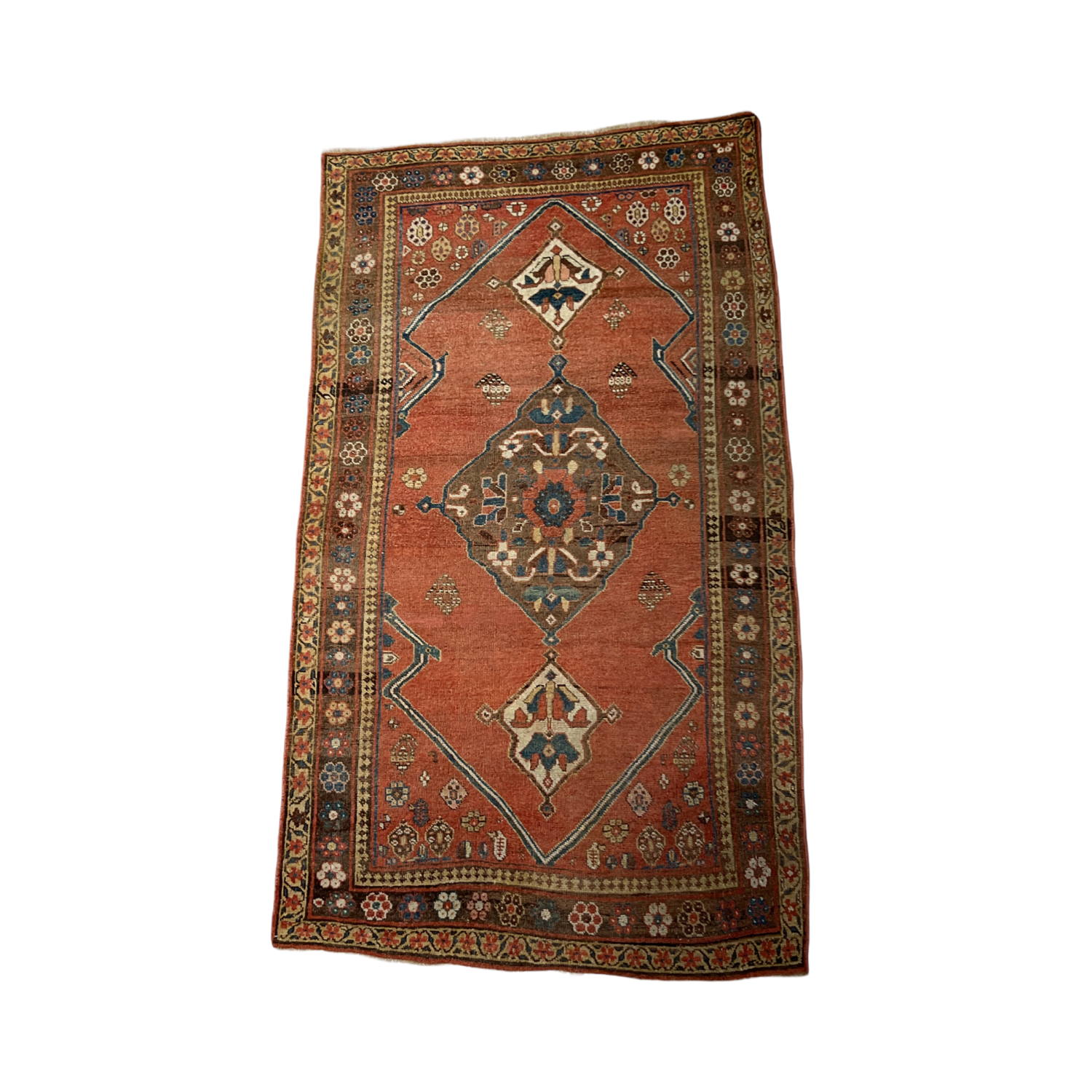 Antique Persian Bijar - 4'4" x 7'8"
