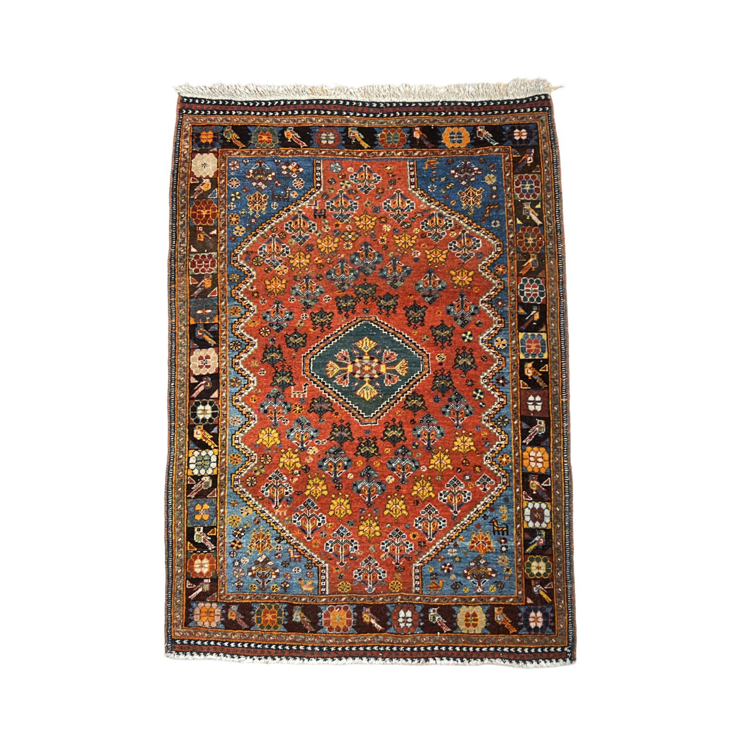 Antique Persian Ghashghai - 3'0" x 4'2"