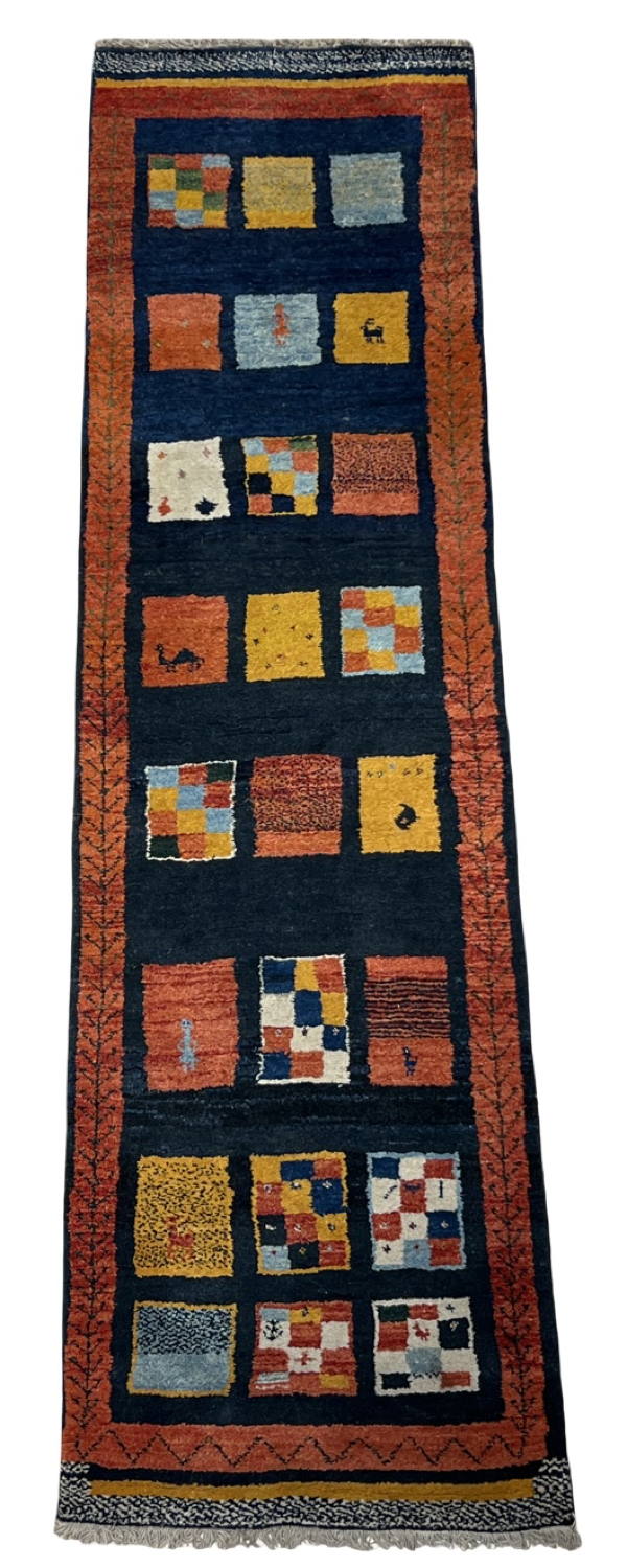 Good Persian Gabbeh - 2'11" x 10'10"