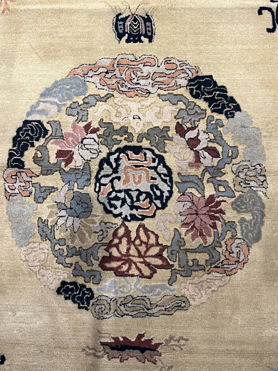 Very Good Vintage German Chinese-Style - 6'5" x 6'6" - Image 7