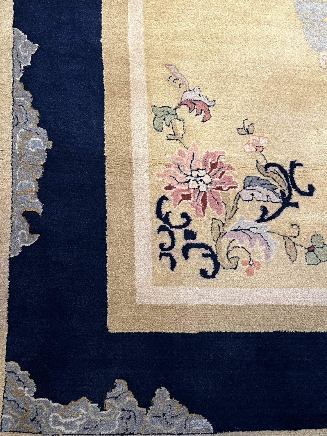 Very Good Vintage German Chinese-Style - 6'5" x 6'6" - Image 8