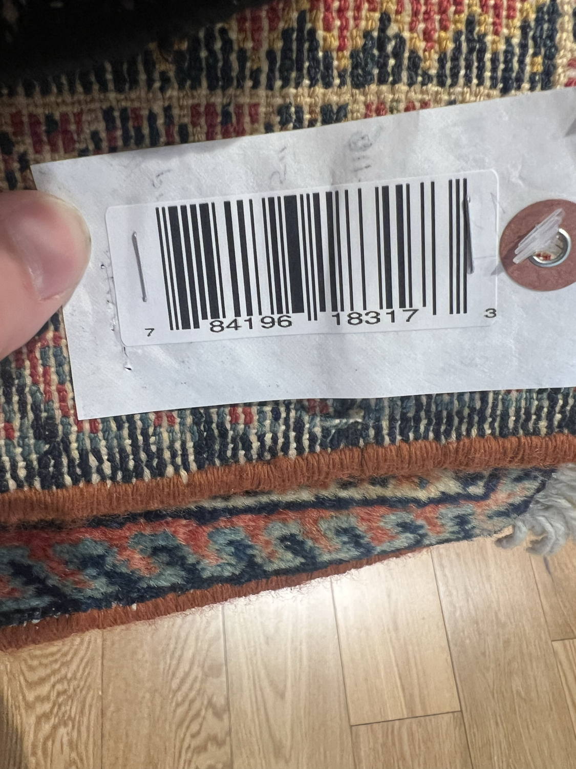 Very Good Antique Persian Lilian - 5'2" x 6'5" - Image 9