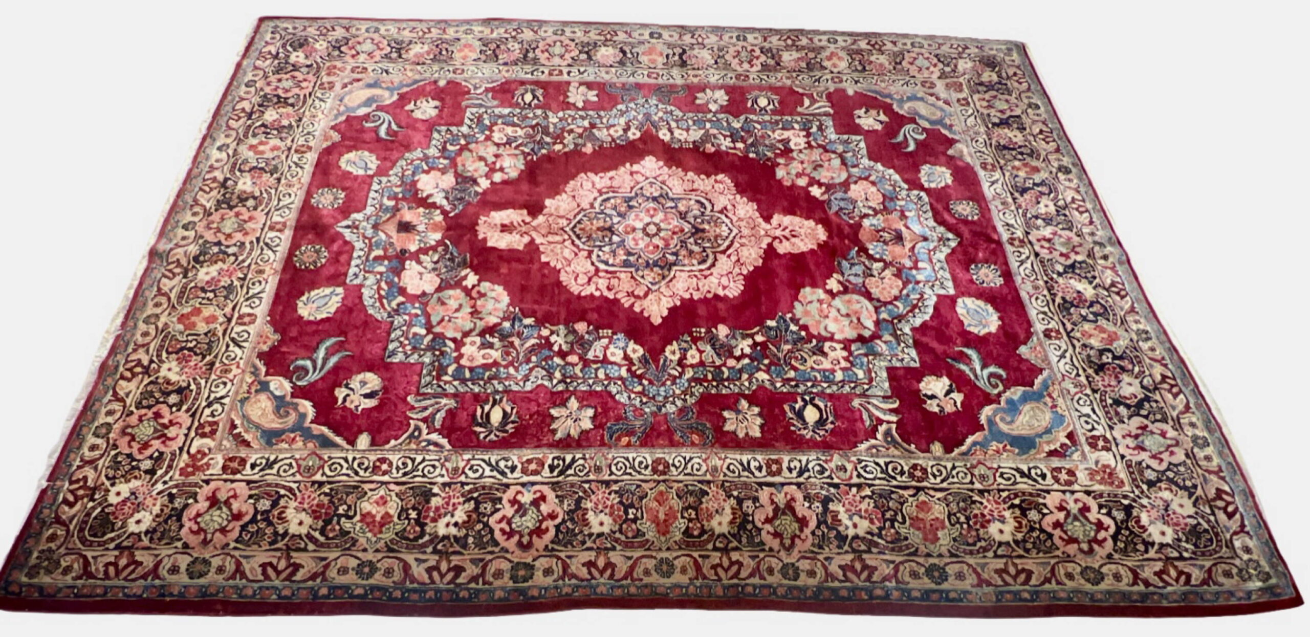 Very Good Antique Persian Sarouk - 8'9" x 11'7" - Image 3