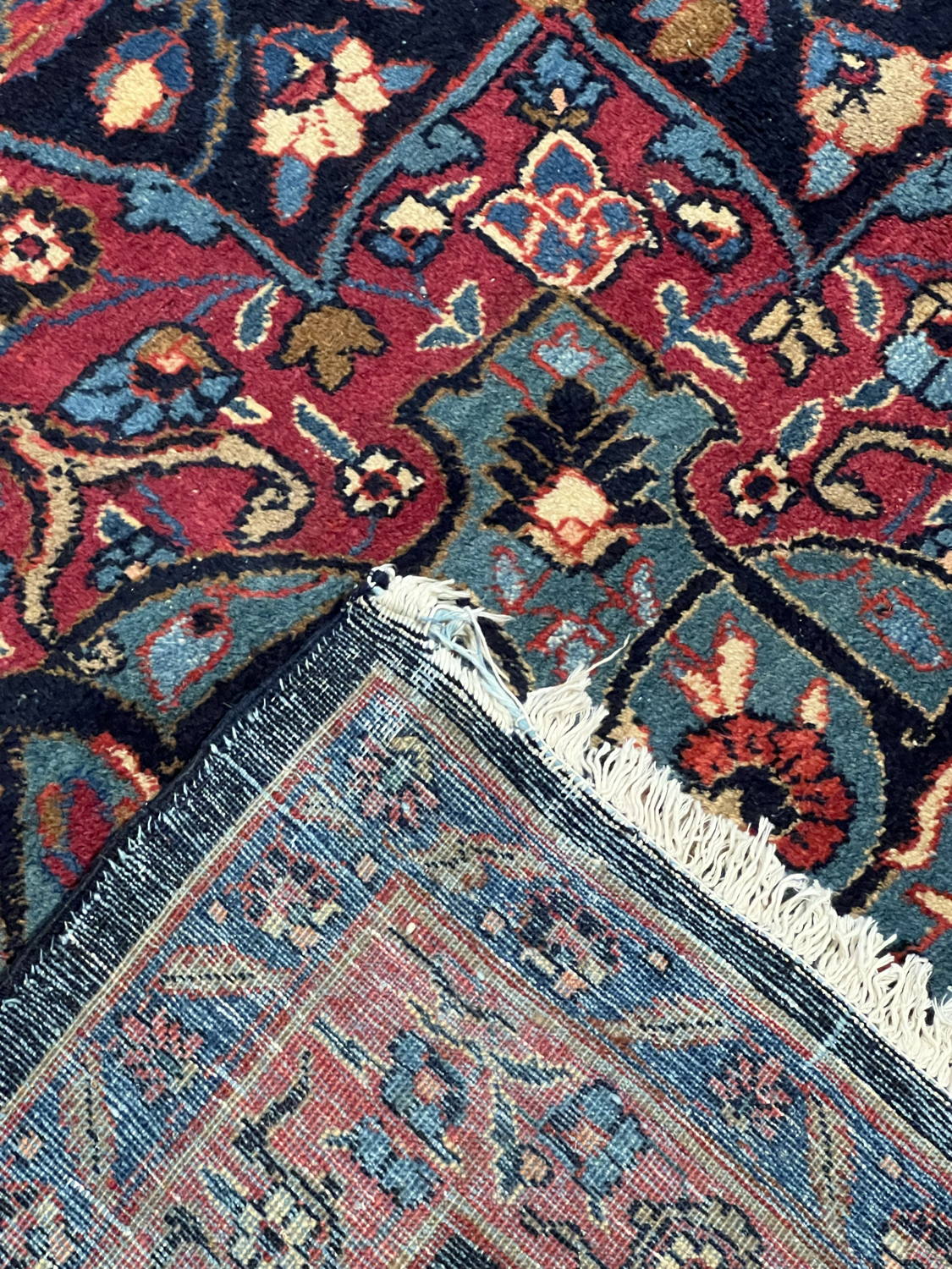 Very Good Older Persian Tabriz - 12'1" x 18'0" - Image 6