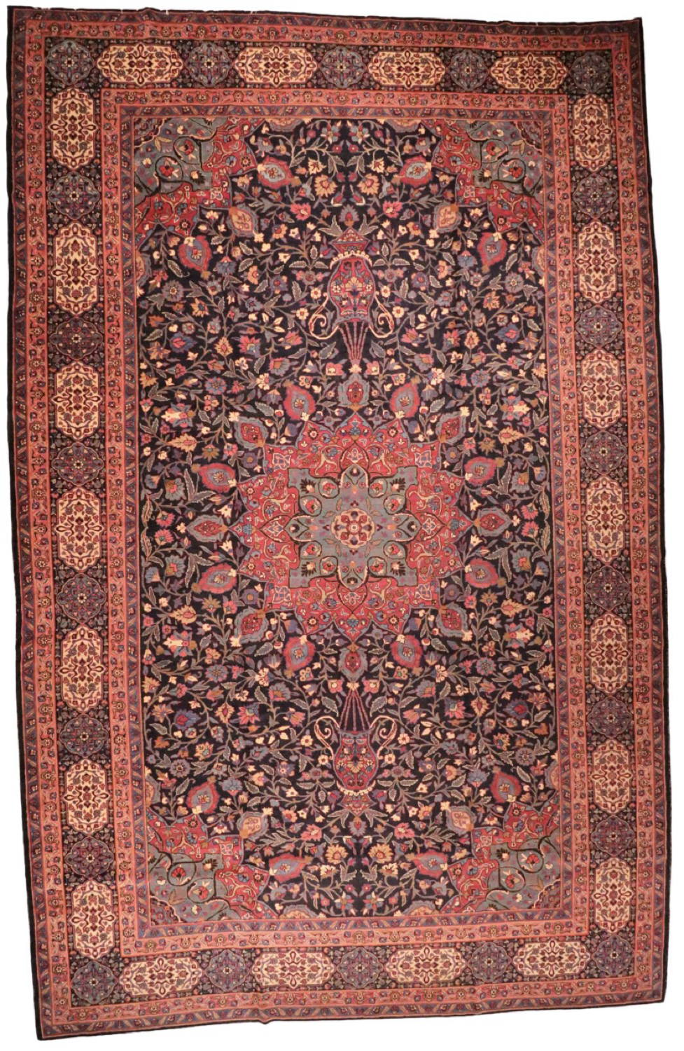 Very Good Older Persian Tabriz - 12'1" x 18'0"