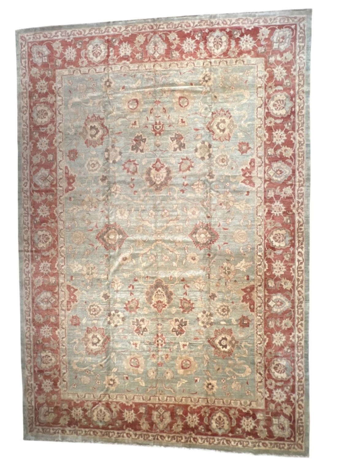 Very Good Pakistani Ushak - 12'0" x 17'6"