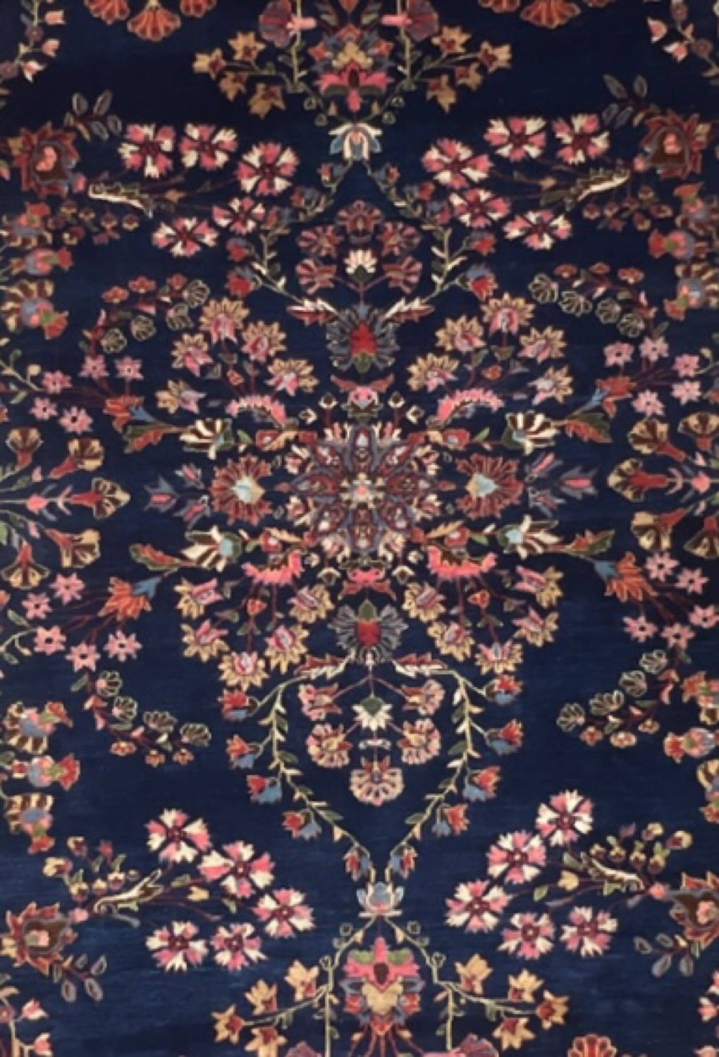 Very Good Antique Persian Mohajeran Sarouk - 8'10" x 11'11"