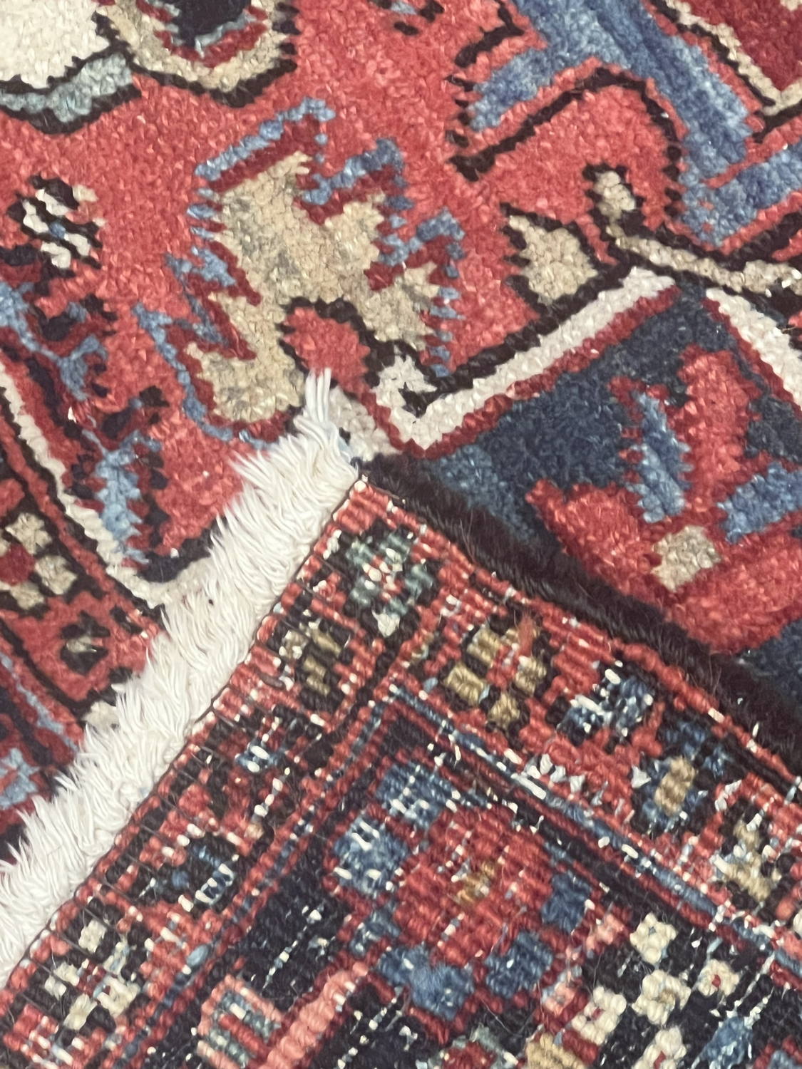 Very Good Antique Persian Heriz - 8'3" x 11'5" - Image 5