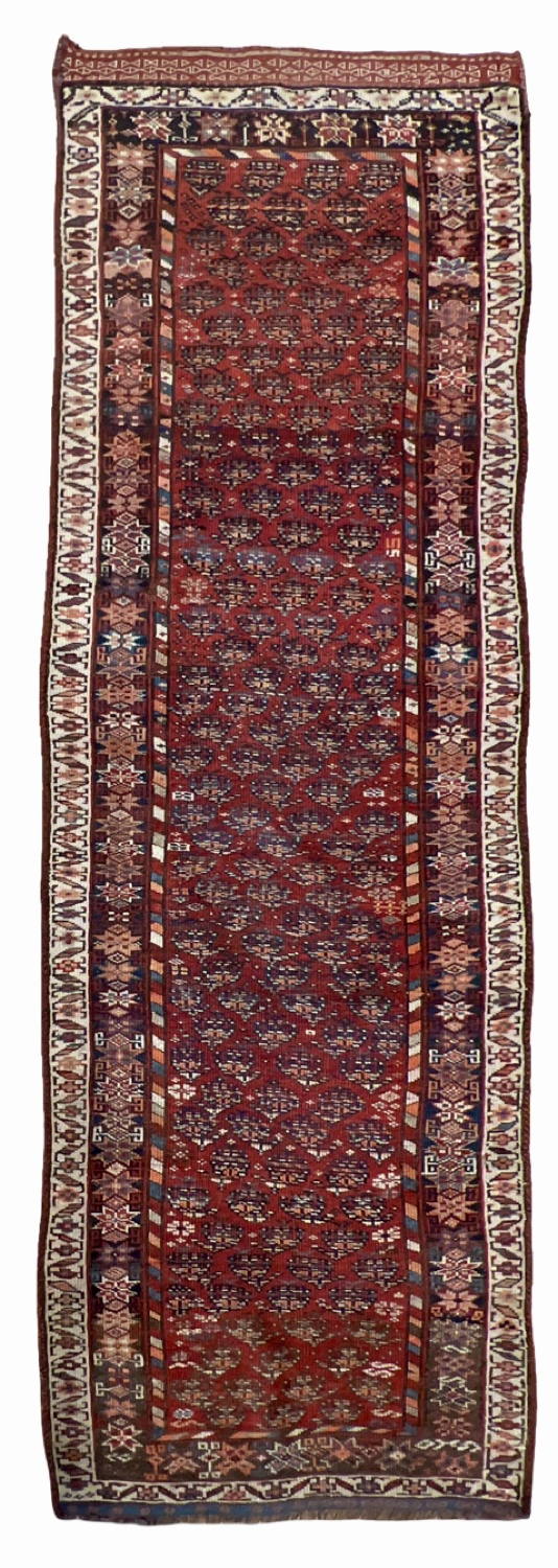 Very Good Antique Persian Kurd - 3'2" x 10'6"