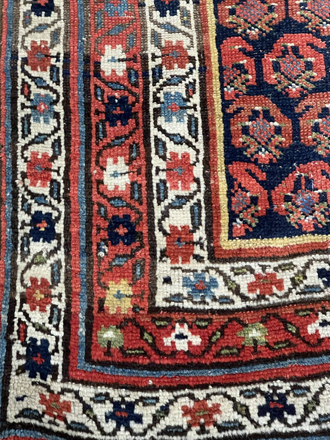 Very Good Antique Persian Kurd - 2'8" x 14'0" - Image 3