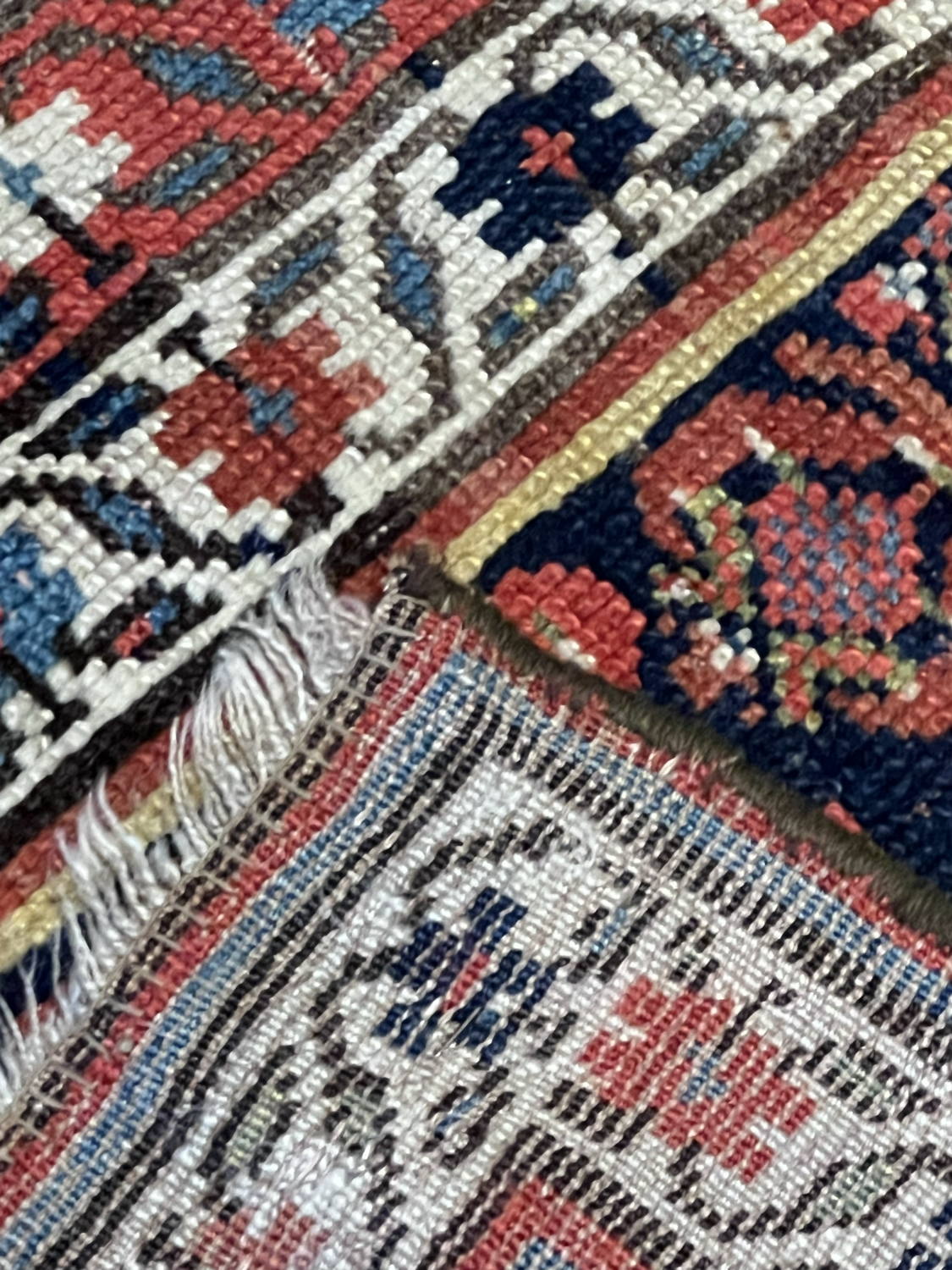 Very Good Antique Persian Kurd - 2'8" x 14'0" - Image 4