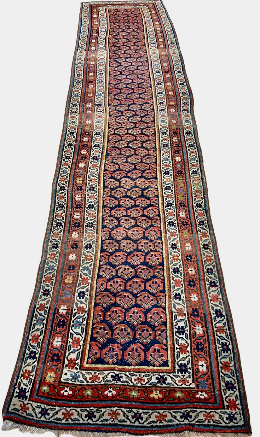 Very Good Antique Persian Kurd - 2'8" x 14'0" - Image 6
