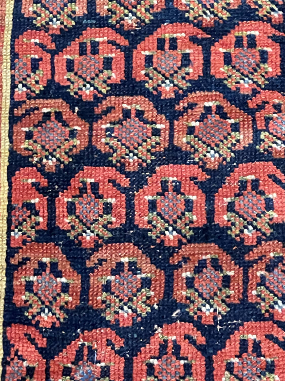 Very Good Antique Persian Kurd - 2'8" x 14'0" - Image 7