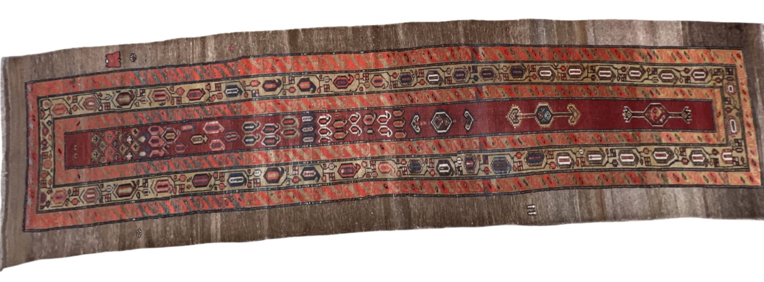 Very Good Antique Persian Sarab - 3'0" x 11'3"