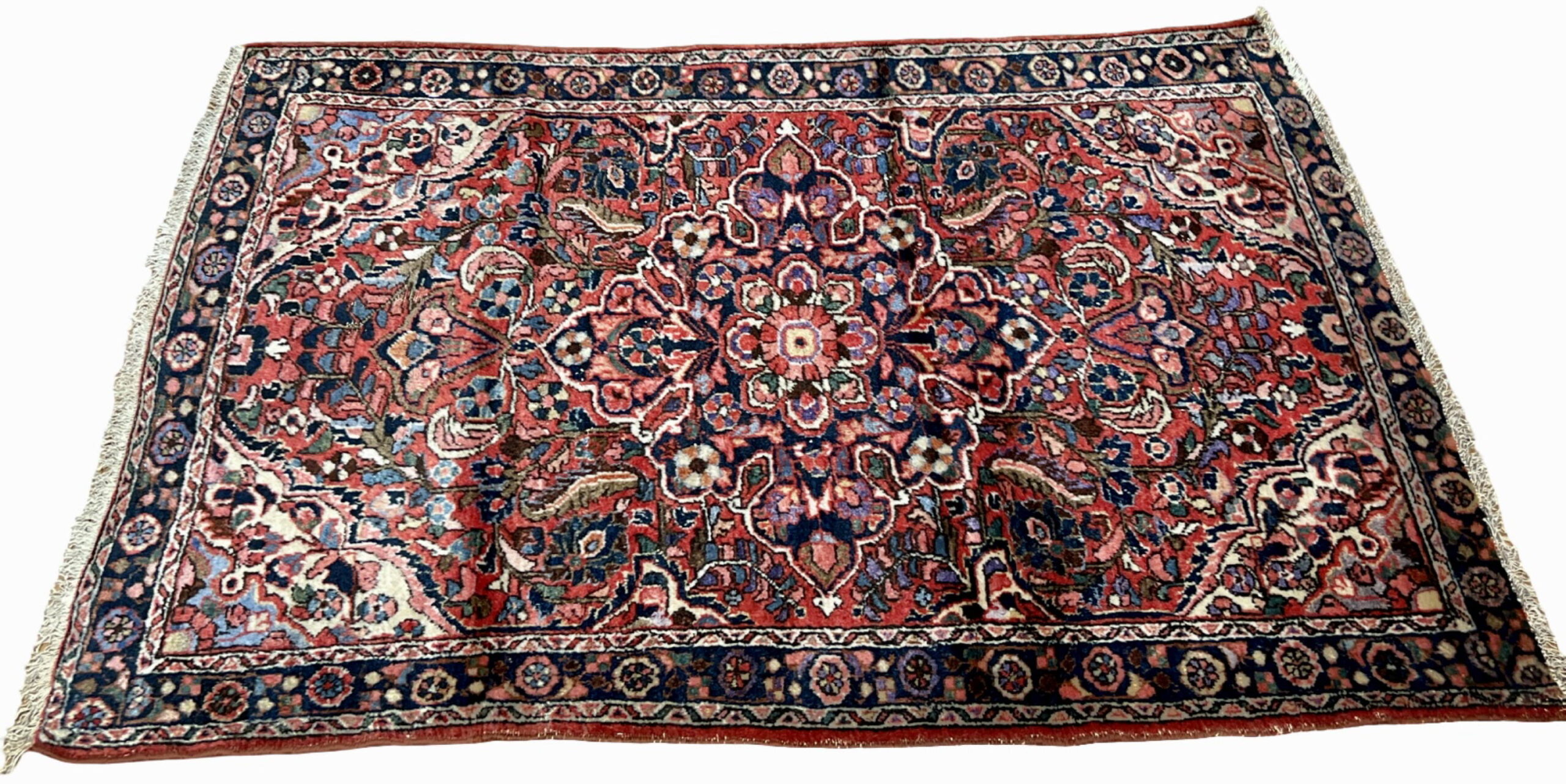 Antique Persian Borchalu - 3'7" x 5'1" - Image 7