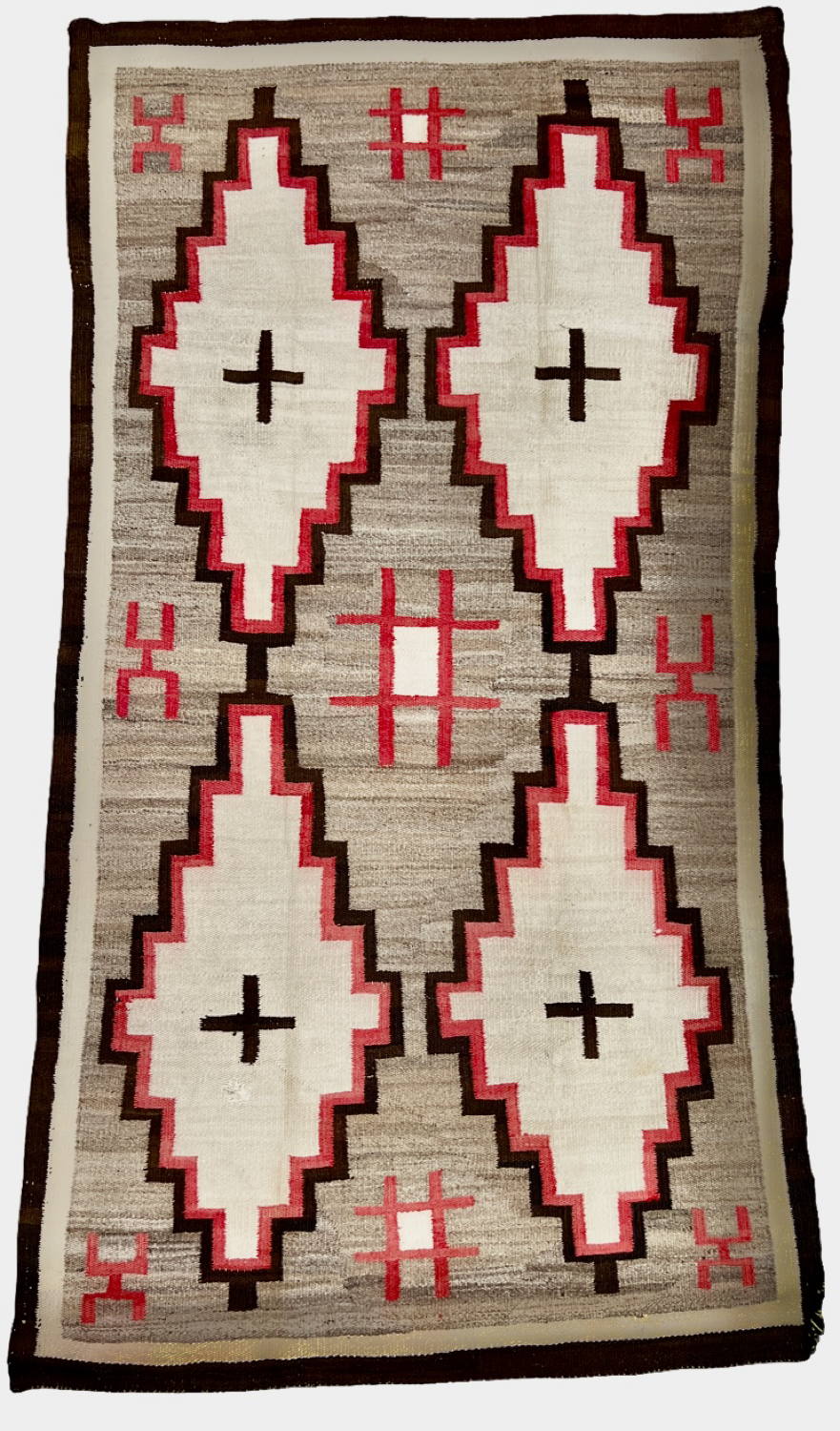 Very Good Older Native American Rug (Perhaps Navajo) - 3'10" x 7'2"