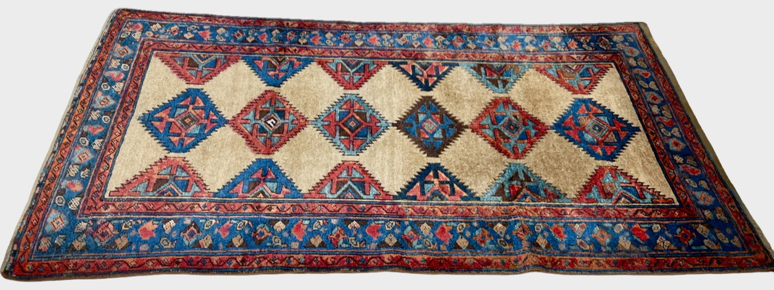 Very Good Antique Persian Kurd - 3'9" x 6'2" - Image 6