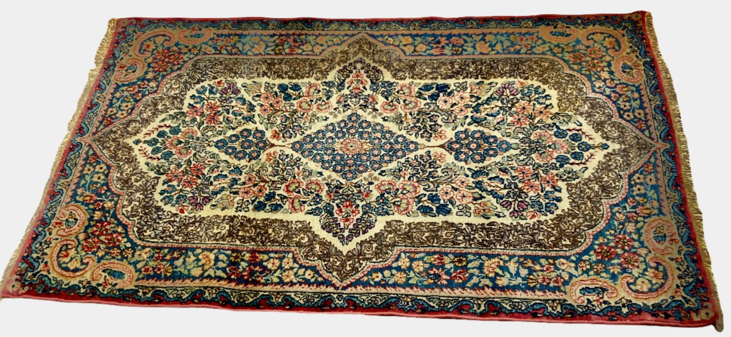 Very Good Antique Persian Ravar Kerman - 3'0" x 5'0" - Image 7