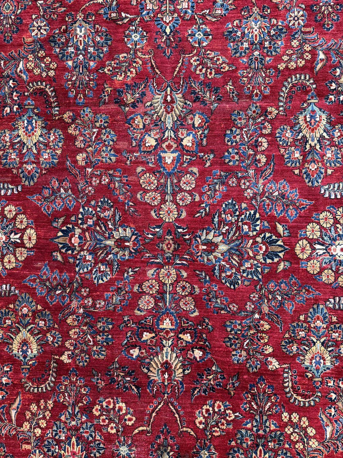 Very Good Antique Persian Sarouk - 8'9" x 11'6" - Image 5