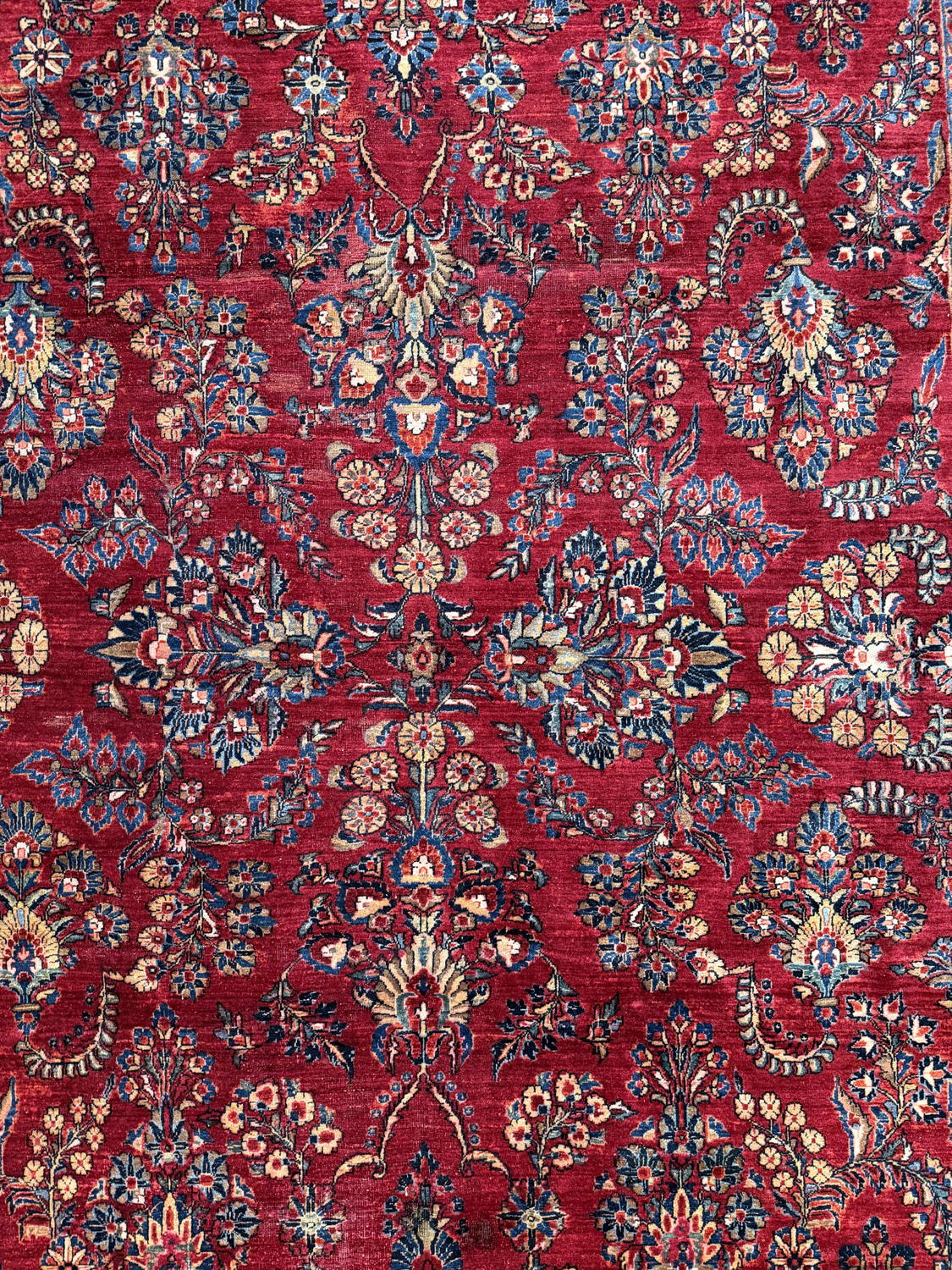 Very Good Antique Persian Sarouk - 8'9" x 11'6" - Image 6