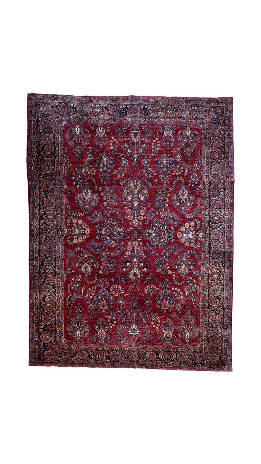 Very Good Antique Persian Sarouk - 8'9" x 11'6"