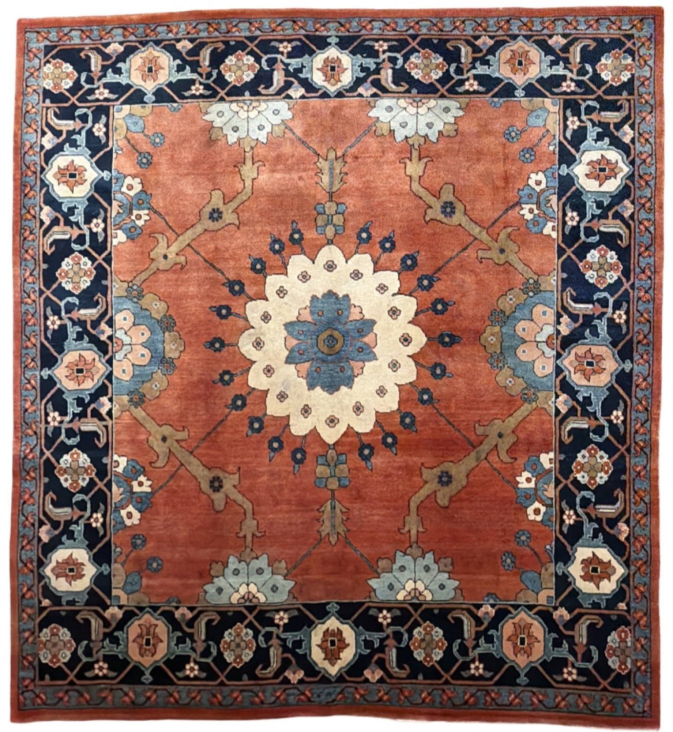 Very Good Persian Heriz - 6'5" x 6'11"