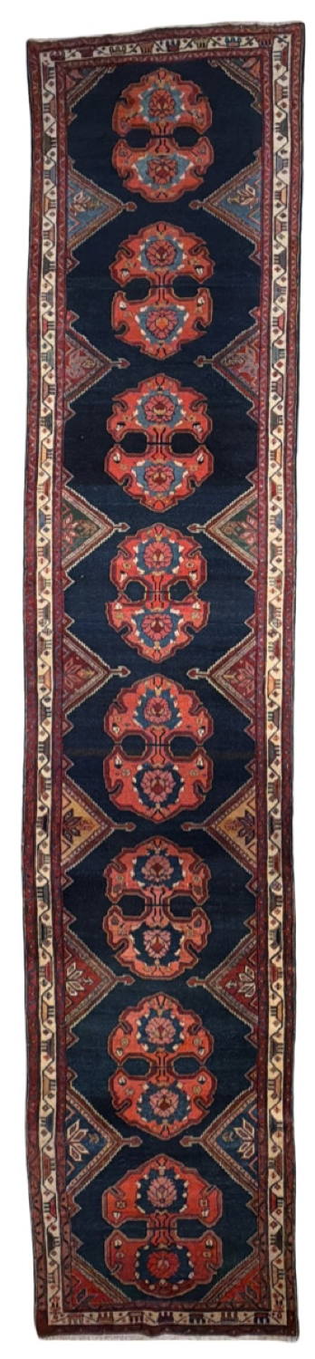 Very Good Antique Caucasian Kurd Karabakh - 3'6" x 16'10"