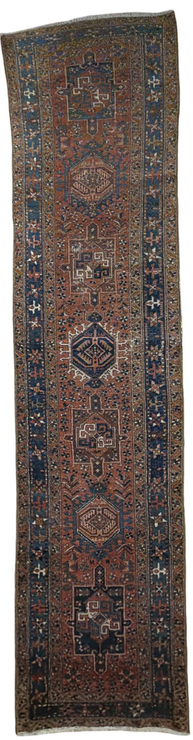 Good Antique Persian Karaja - 2'9" x 10'9"