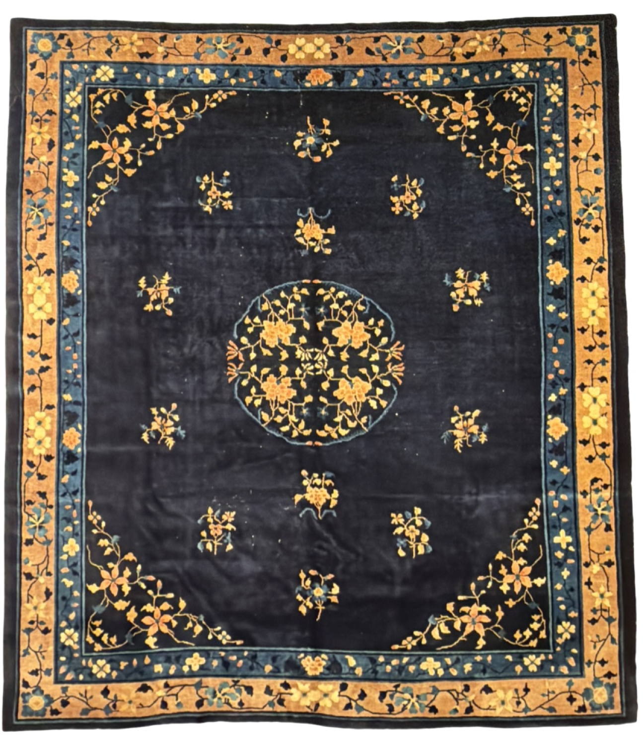 Good Antique Chinese Peking Rug - 8'5" x 9'7"