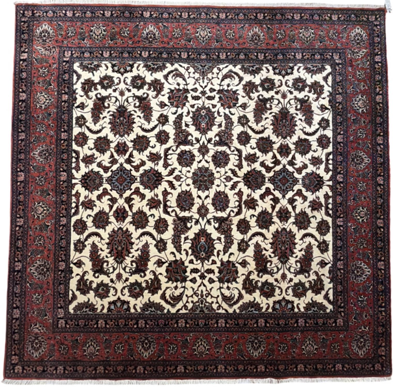 Very Fine Persian Bijar - 6'7" x 6'6"