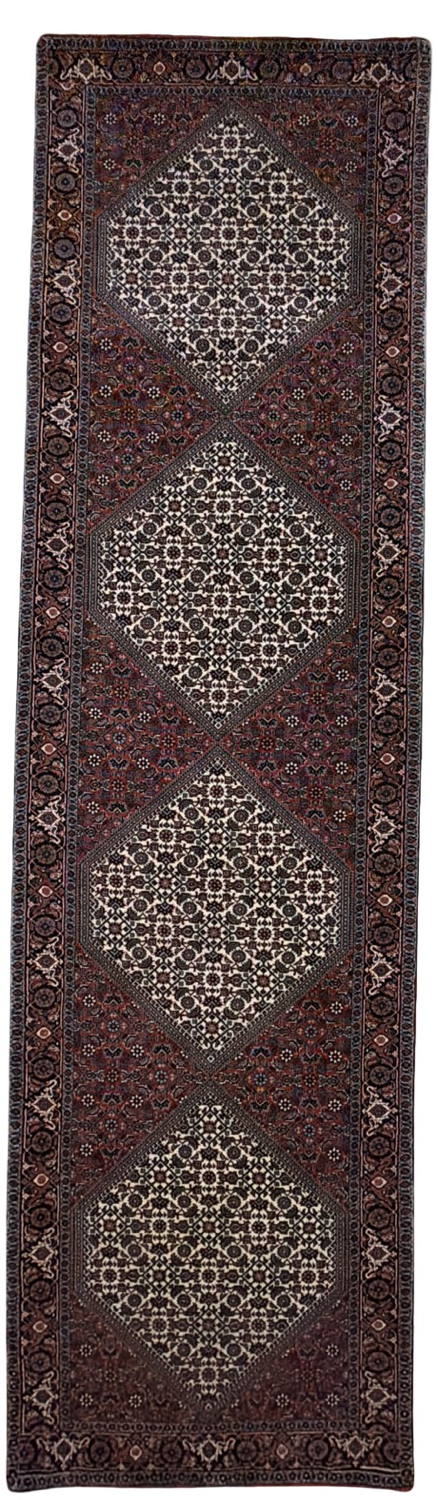 Very Fine Persian Bijar - 2'10" x 10'1"