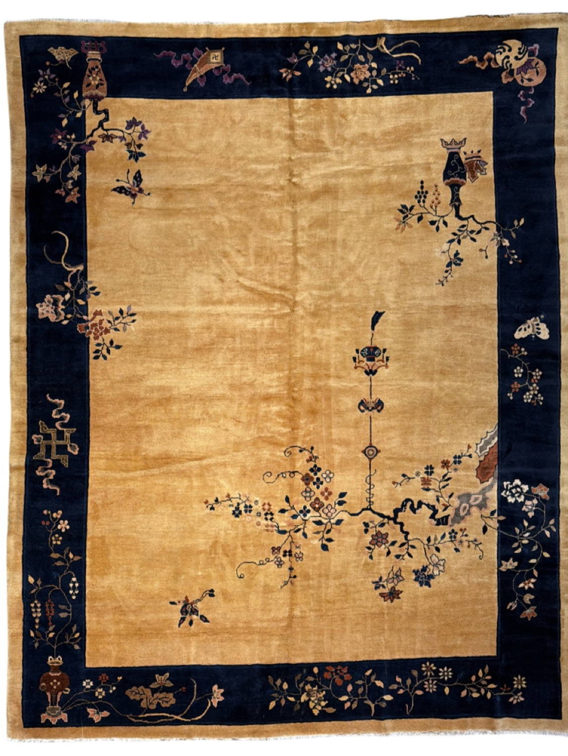 Very Good Antique Chinese Nichols - 9'2" x 11'6"