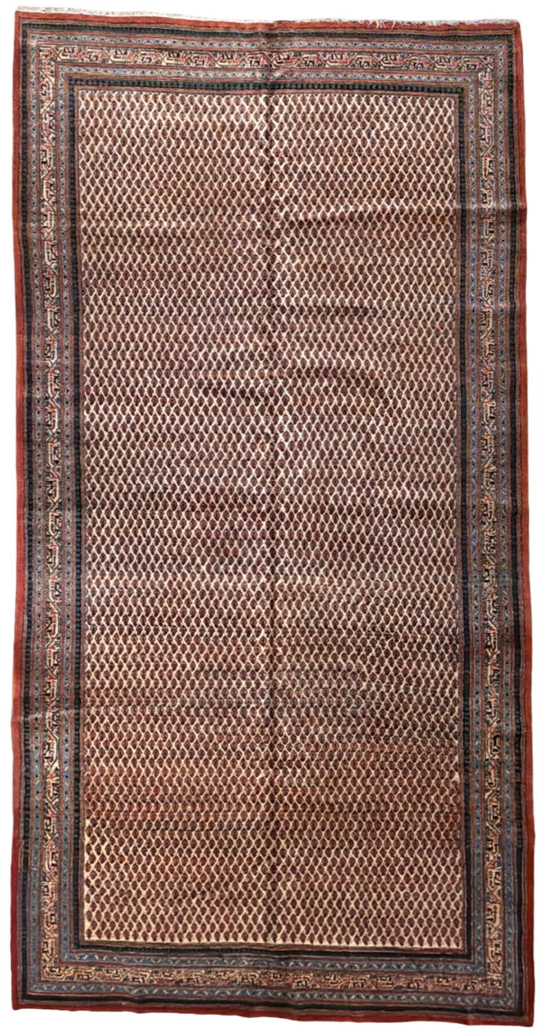 Very Good Antique Persian Mir Sarouk - 6'9" x 13'2"