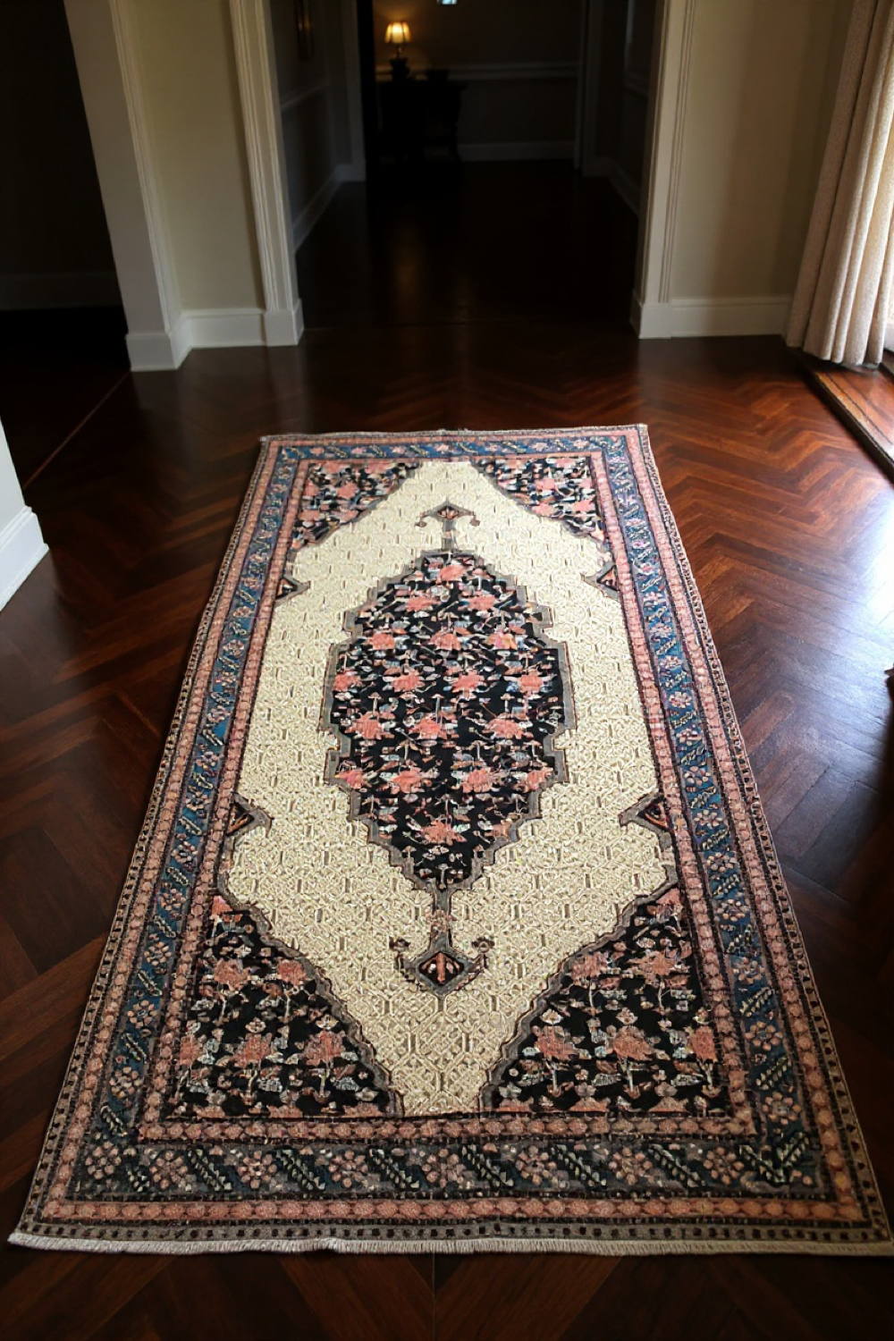 Very Good Antique Persian Sarab - 6'6" x 12'8" - Image 4