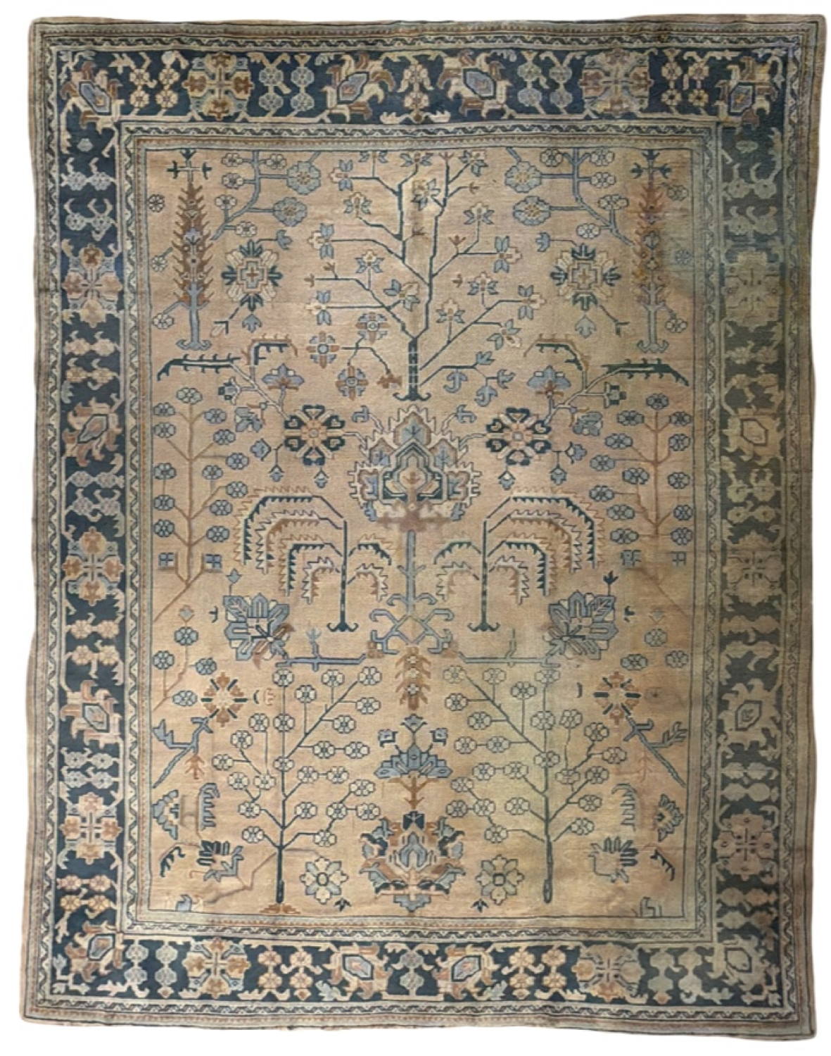 Antique Turkish Ushak - 9'4" x 11'9"