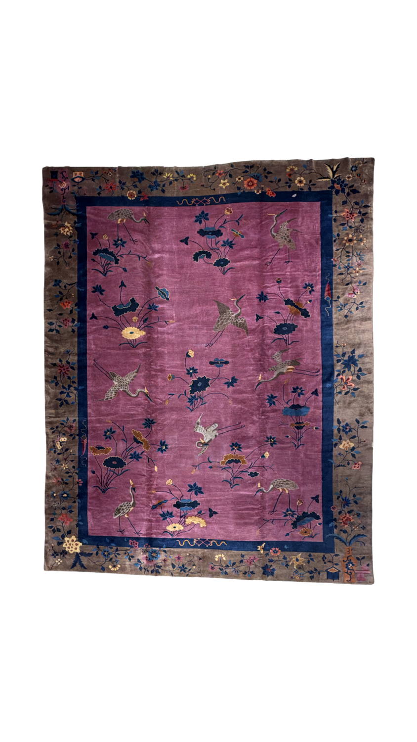 Antique Chinese Nichols (Art Deco) - 11'1" x 14'0"