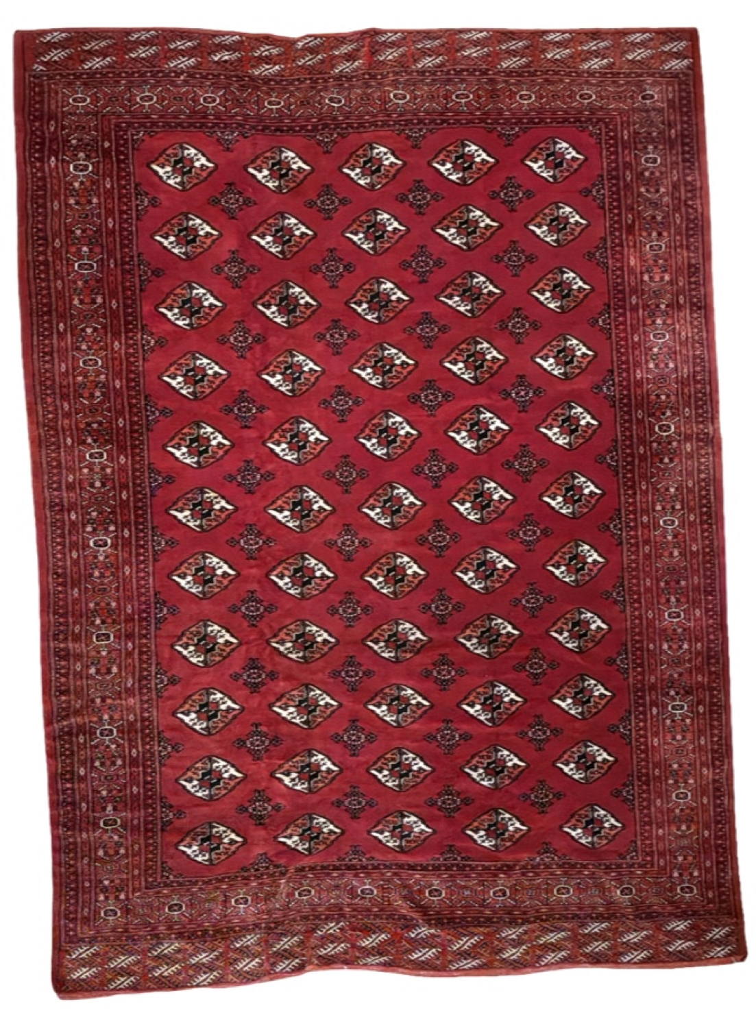 Good Turkmen Rug - 7'7" x 10'5"