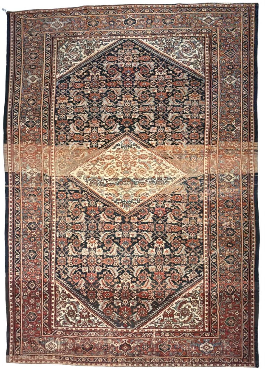 Very Good Antique Persian Mahal (Soltanabad) - 8'7" x 12'2"