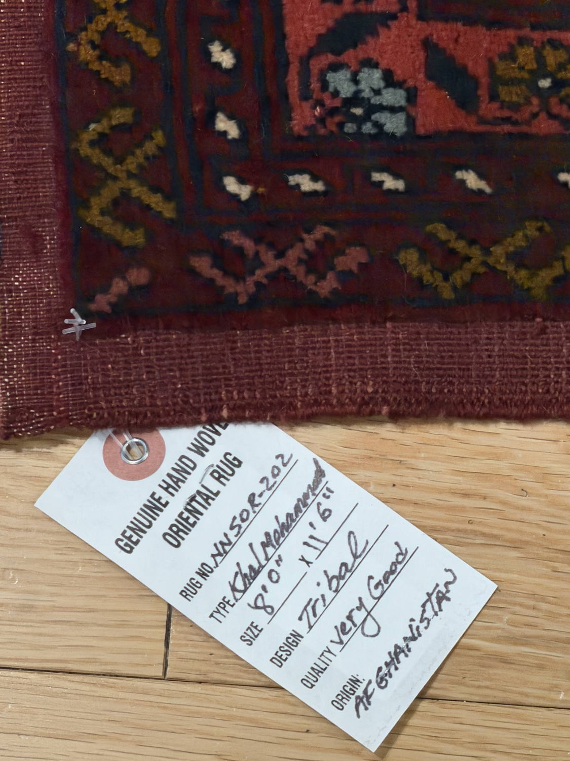 Very Good Afghan Khal Mohammad - 8'0" x 11'6" - Image 3